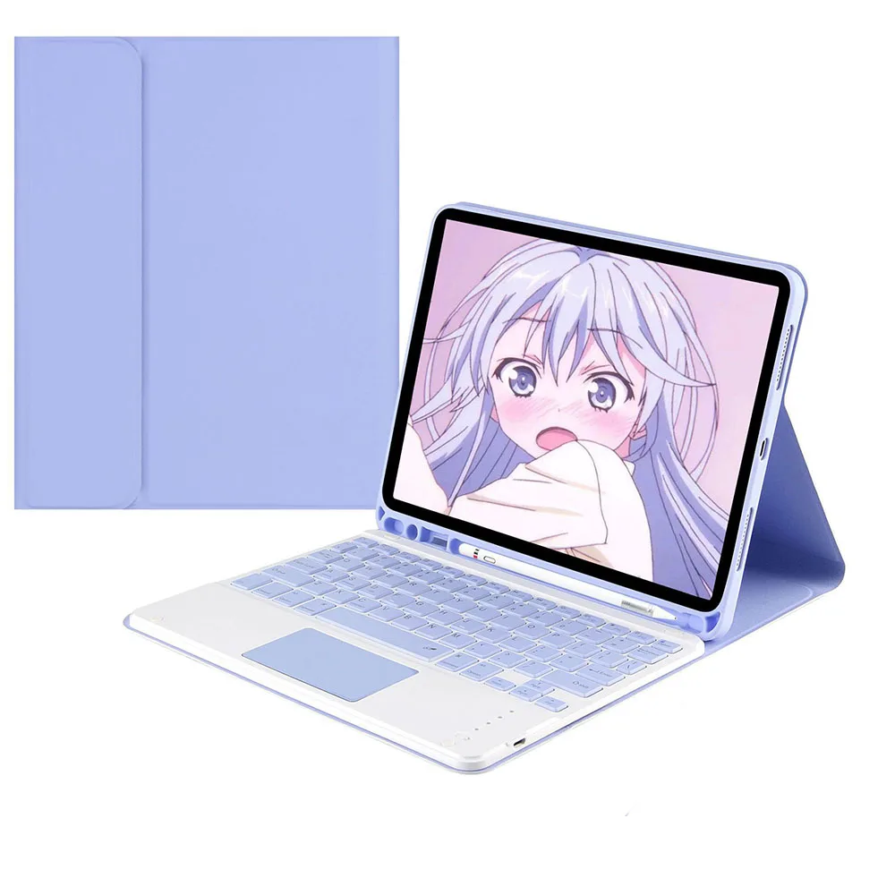 Magic Touchpad Keyboard for IPad 10 2022 Pro 11 Air 5 Air 4 Case Air 3 2 Pro 10.5 10.2 8th 8th Russian Blue tooth Keyboard Case