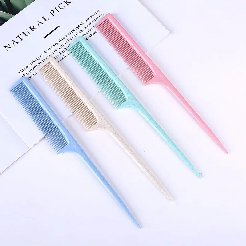 
Skyey Care Wholesale Comb Disposable Biodegradable Eco-friendly Wheat Straw Hair Comb 