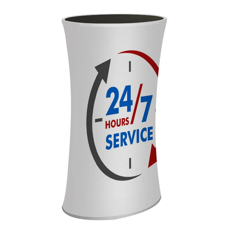 China Expomax Free Design Trade Show Exhibition Counter Portable Promotion Table Displays Stand Table With LOGO Print For Event