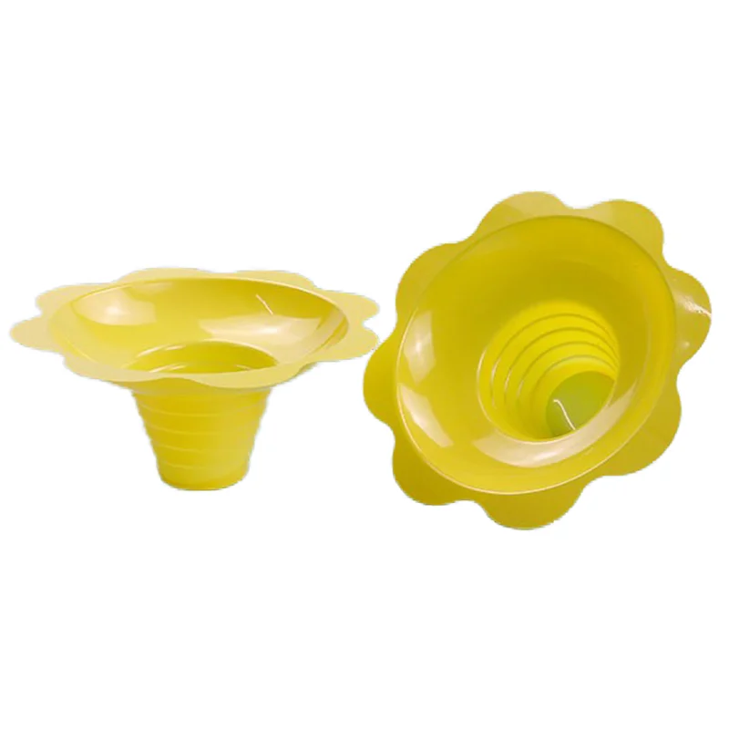 Wholesale 4oz Disposable Snow Cone Cup Plastic Flower Cups for Shaved Ice and Ice Cream