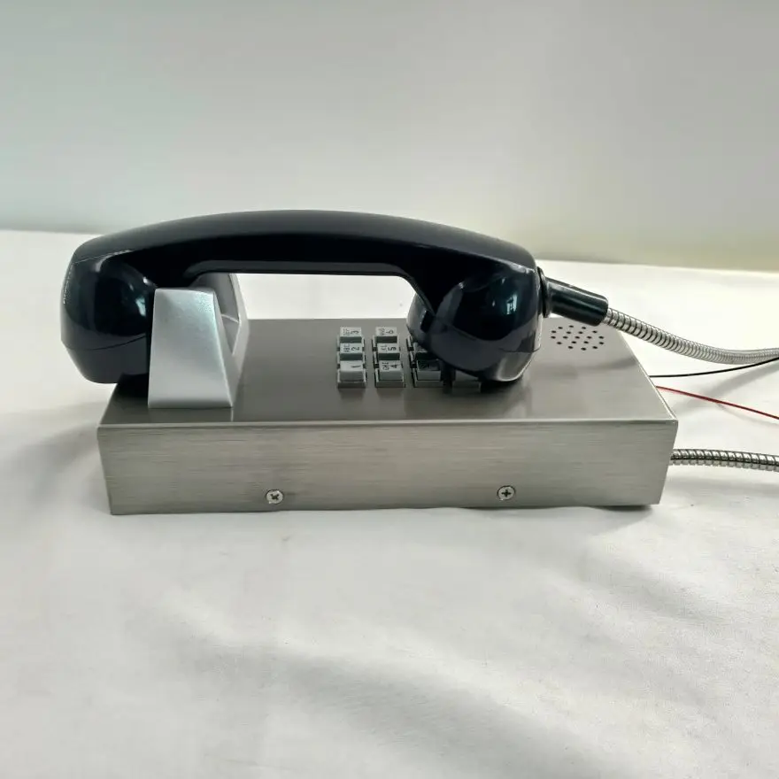  KNZD-14 аналоговый KNTECH водонепроницаемый телефонный светодиодный индикатор SUS настенная промышленная клавиатура телефон аварийный