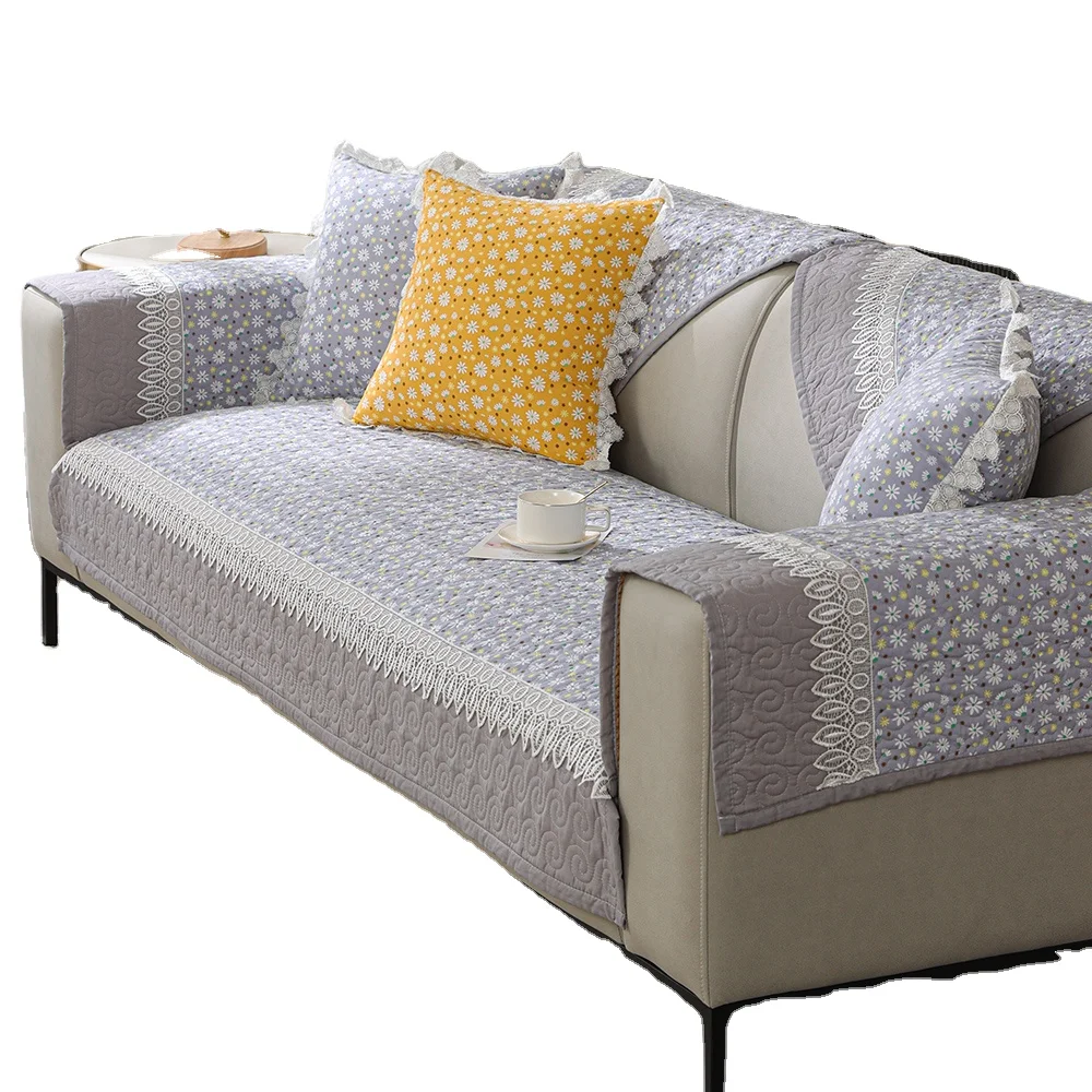 Disperse Print Protective Sofa Towel Covers Custom Sofa Covers Quilted Non Slip Sofa Towel