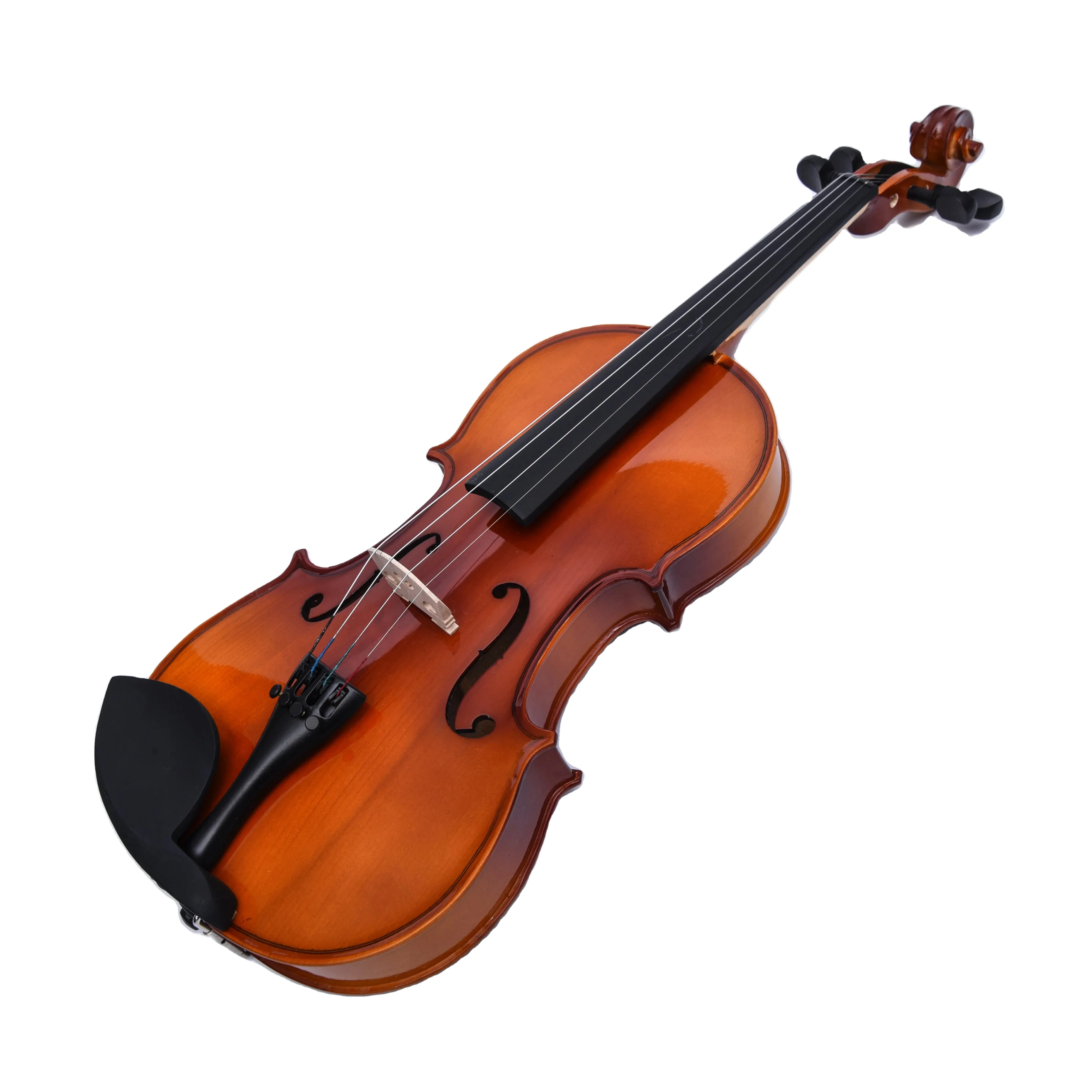 Wholesale Professional Musical Instrument High Quality Violin With Spruce Solid Wood Glossy Finish Accepted OEM