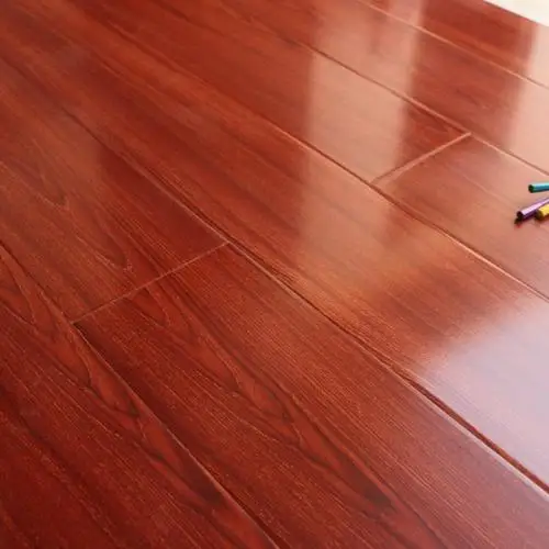 Indoor HDF Waterproof Laminated Flooring Made from China factory