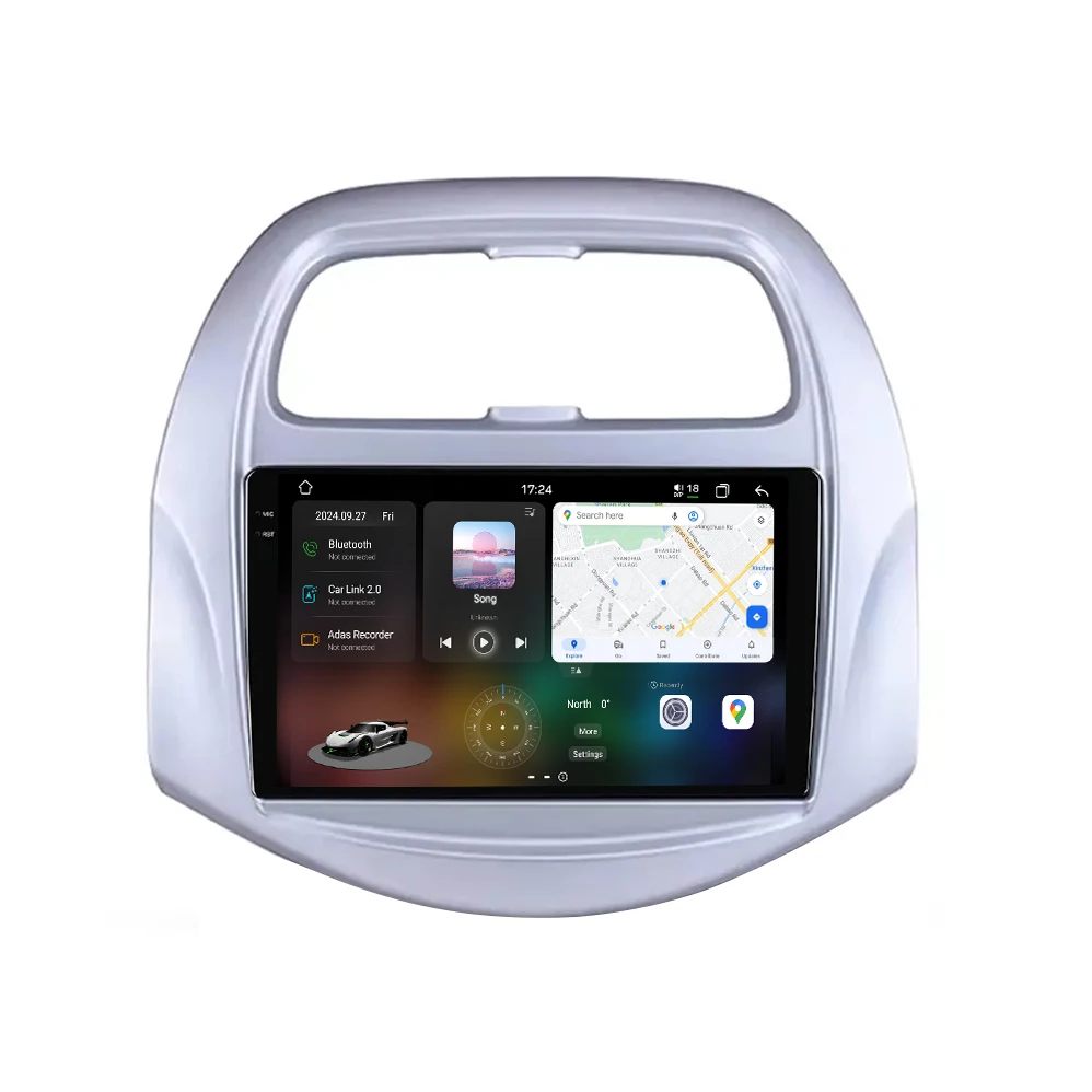Автомобильный видеоплеер для Chevrolet Spark 2018-2024 головное устройство GPS Navigation carplay 4G Wi-Fi мультимедиа BT стерео