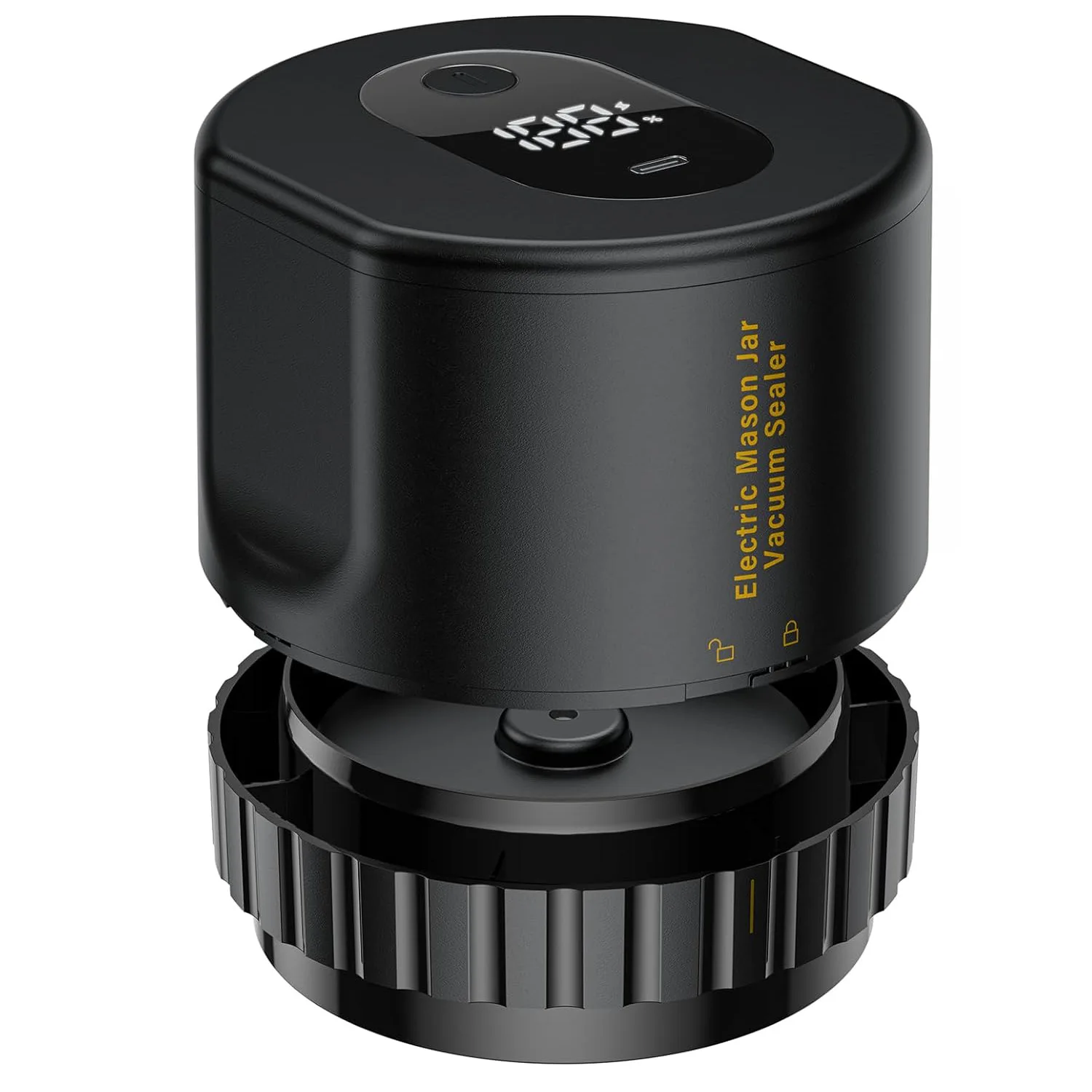 Electric Mason Jar Vacuum Sealer Cordless Vacuum Sealer Kit for Wide-Mouth & Regular-Mouth Mason Jars for Food Storage