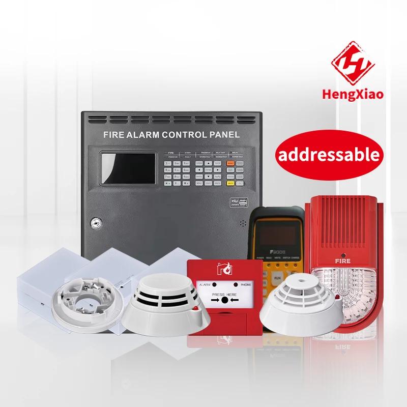 addressable fire alarm system 1/2/4/6 zone for fire detection and alarm system