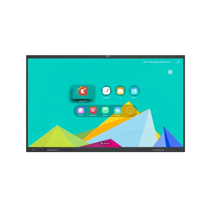 65/75/86/98/110 inch LCD display meeting digital interactive whiteboards school teaching education electronic 4k smart board