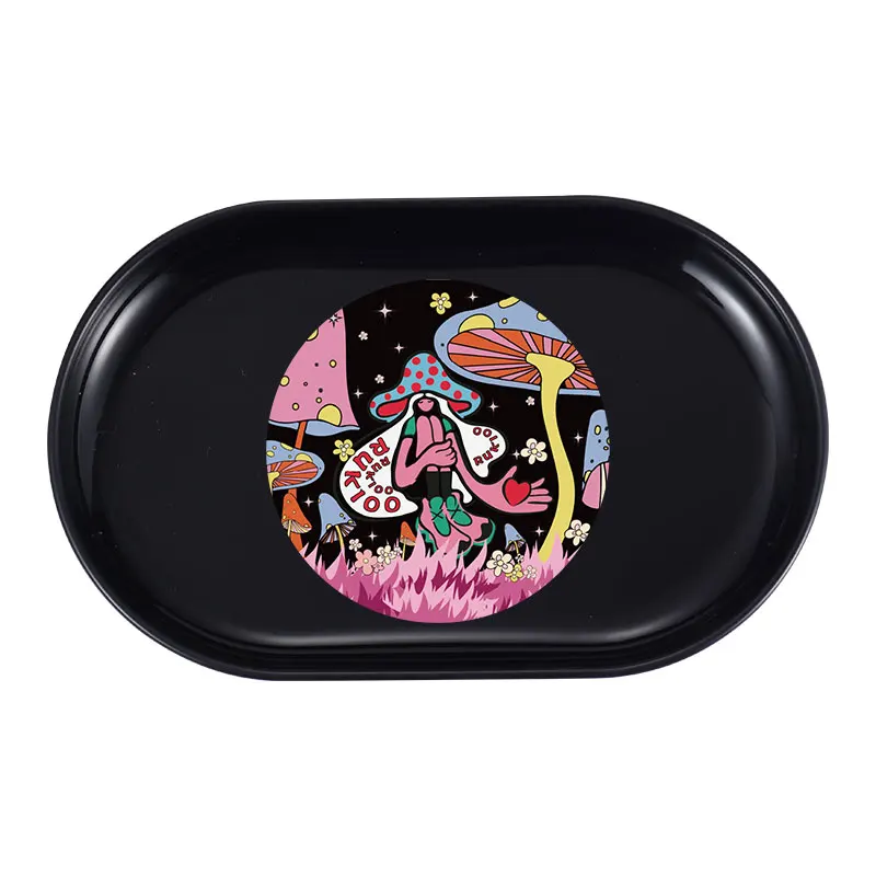 Yufan Factory Directly Mini S Size Smoke Shop Accessories Rolling Tray Tobacco Rolling Tray