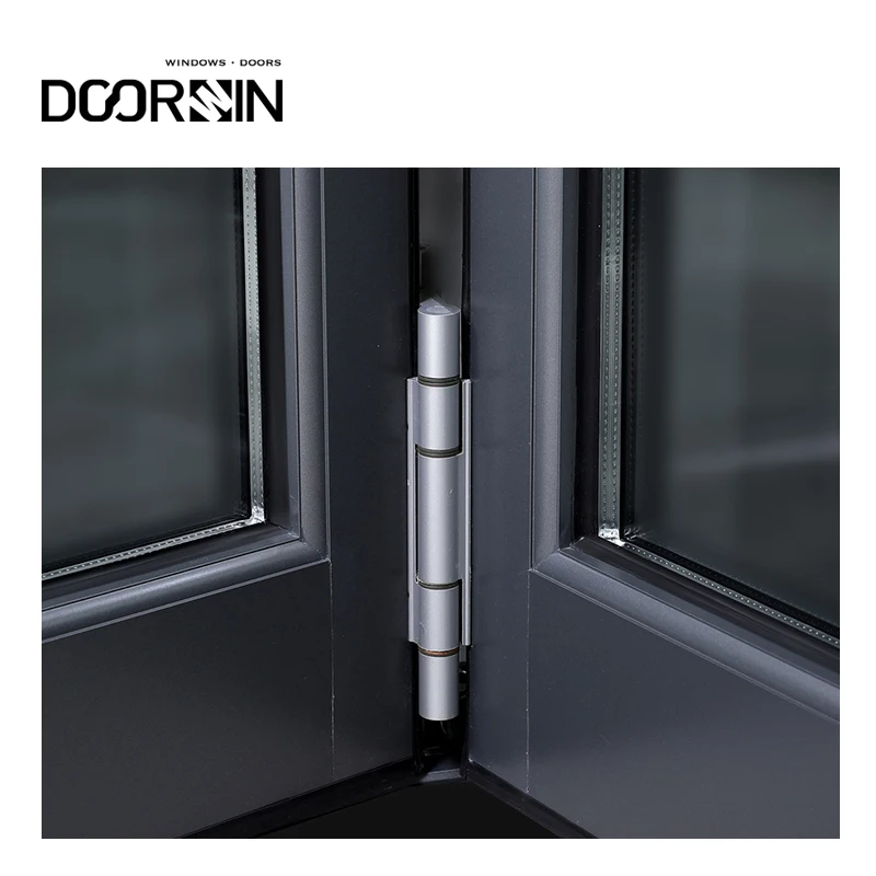 Top Quality Security Aluminum Doors For Houses Hurricane Impact Large Size Multi Panel Folding Exterior Doors