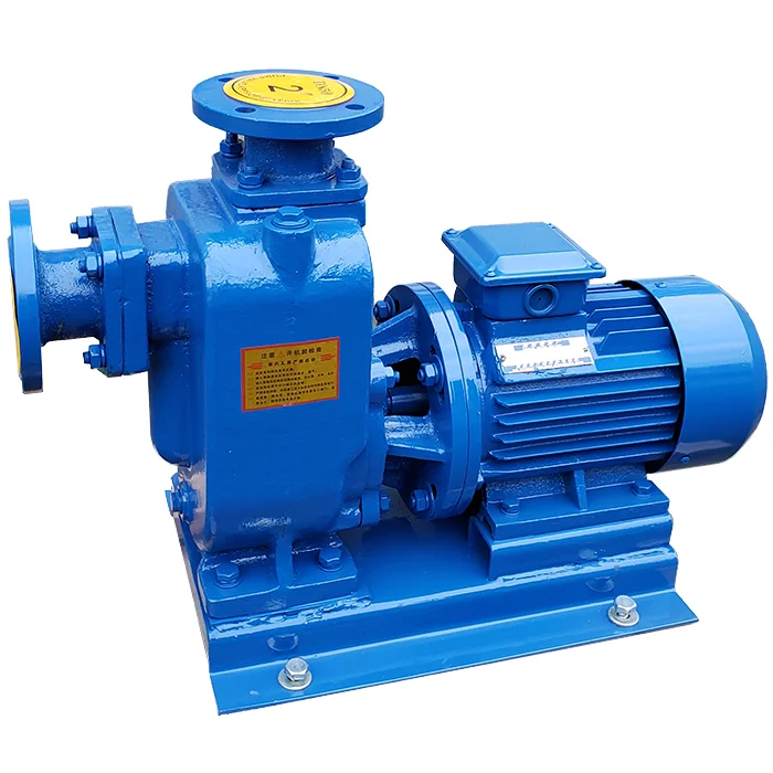 ZW Submersible Sewage Pump Horizontal Centrifugal Industrial Dirty Water Pump Stainless Steel Iron Self-Primed Suction Theory