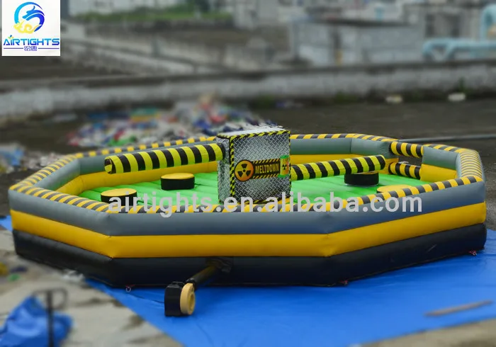 Latest Craze Wipe out Game Whole Set Good Price Inflatable Melt down for Sale