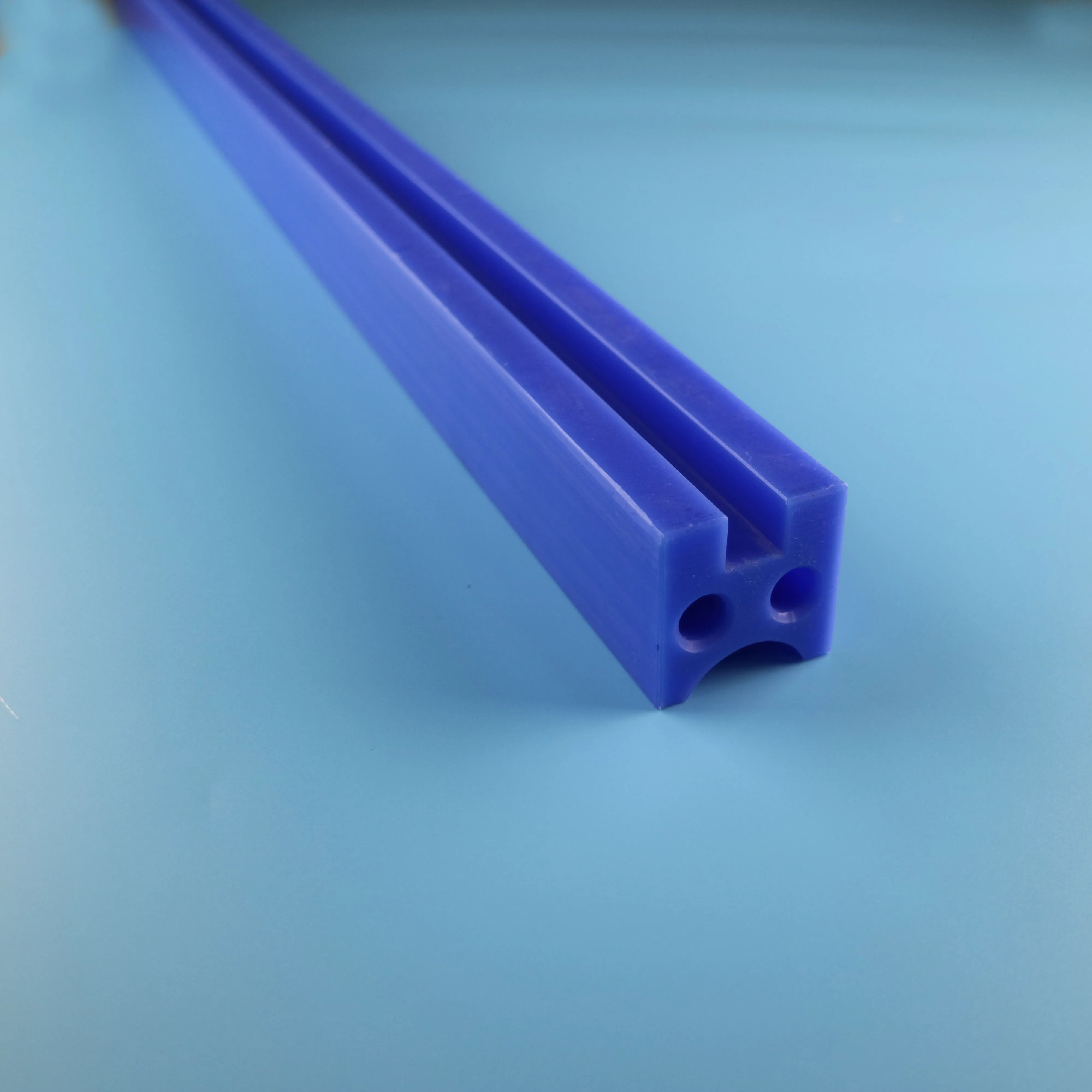 wear resistant and slide UHMW-PE plastic linear guide rail