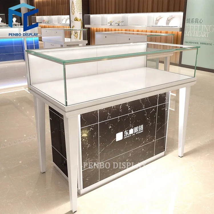Витрина из мраморного стекла с 3d-дизайном для магазина ювелирных