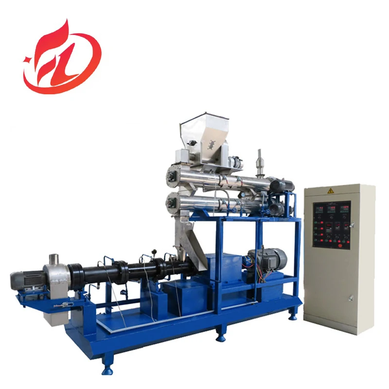 Factory Automatic  Floating Fish Feed Extruder Machines  Fish Food Pellet Machine