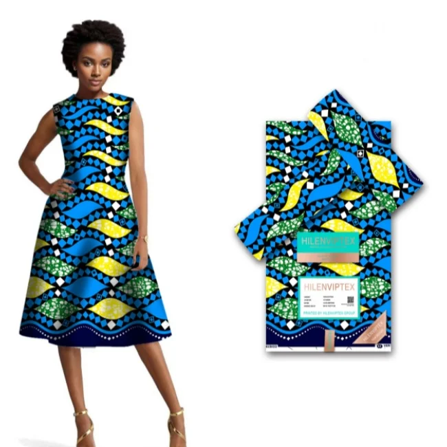 ZHAORUN Hot Sale Cotton 100% Multi Africa Wax Prints Pattern Cartoon Printed Fabric Cartoon African Print Fabric