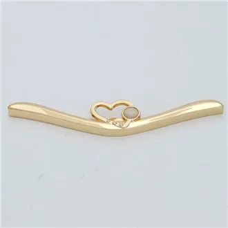 High quality metal bag corner hardware metal handle for ladies bag