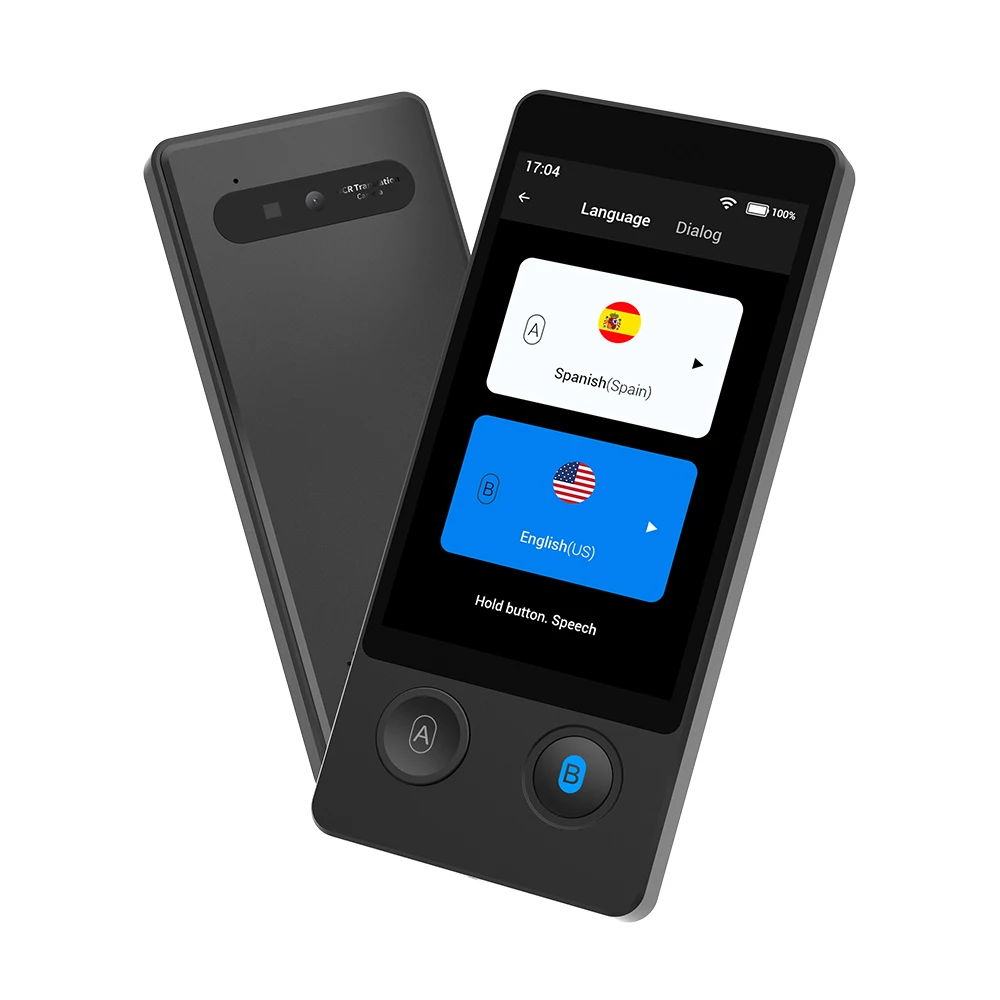 Wooask W12, классический переводчик языка, портативный двусторонний голосовой переводчик, 144, интеллектуальные переводы в режиме реального времени