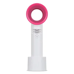 2020 Newly creative bladeless mini fan portable USB rechargeable handheld fan for desktop or hand