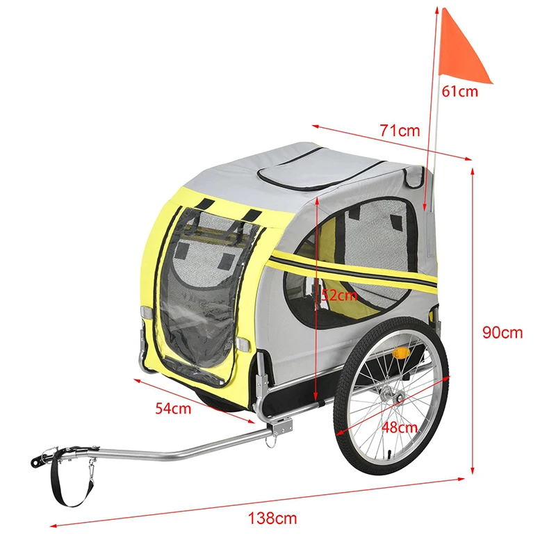 Easy Folding Large Pet Stroller For Cats And Dogs