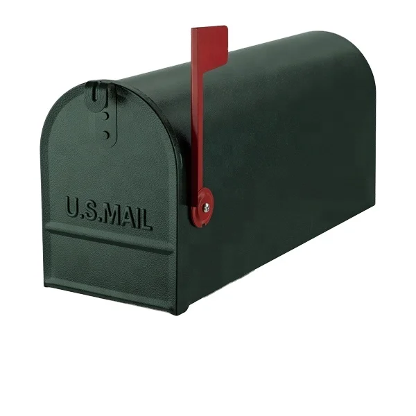Outdoor Post Mailbox Metal With Powder Coating Steel American mail box Various Sheet  Wall mount mailboxes