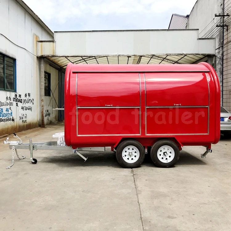 12ft Retro Turkey Convenient Cart Mobile Shipping Container Kiosk Concession Food Trailer Importer Fiber Glass Mobile Restaurant