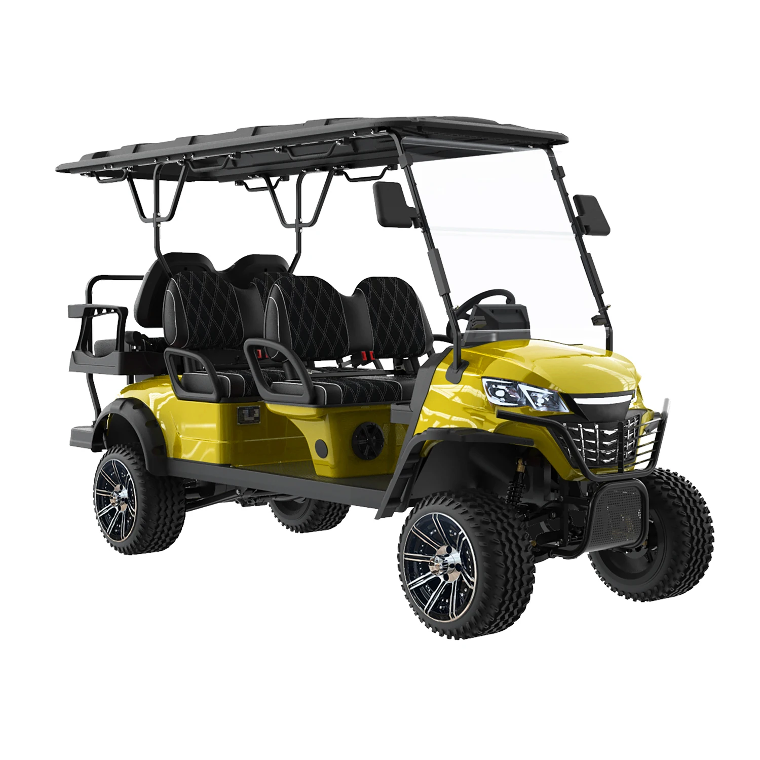 Street legal electric LSV golf cart,6 seater CE certificate Trojan Battery