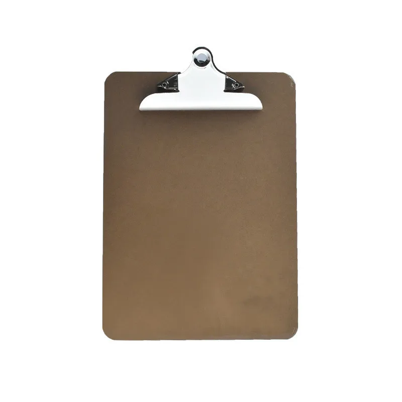 Логотип на заказ, размер A4, лидер продаж, Высококачественная Вертикальная доска для записей из МДФ с большим зажимом