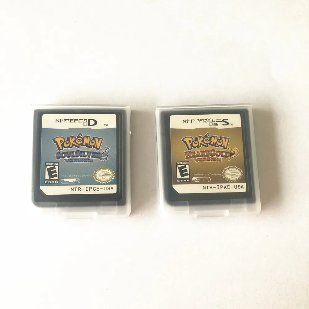 Картридж для игры в ретро-стиле pokemon, черный, белый, для ds nds 3ds