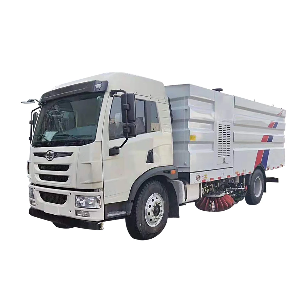 
High efficiency 4x2 Runway Street Road Highway Airport Vacuum Road Sweeper truck Sweeping cleaning truck 