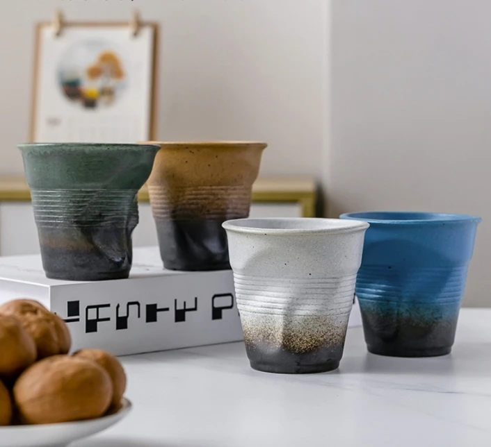 200ml Coffee Cup Ceramic Coffee Cups brown Coffee Cups