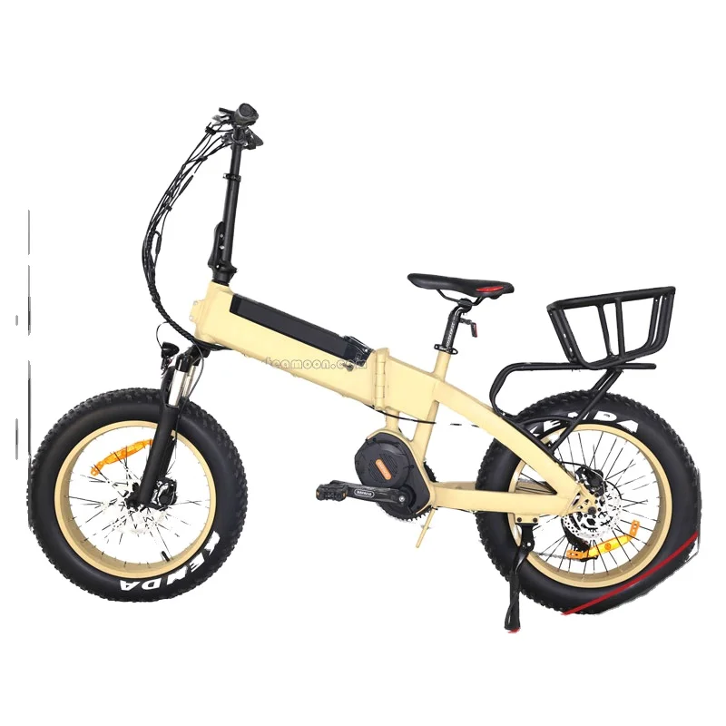 Steamoon 26 inch fat tire 48v 1000w 750w powerful Desert yellow electric mountain bike for adults