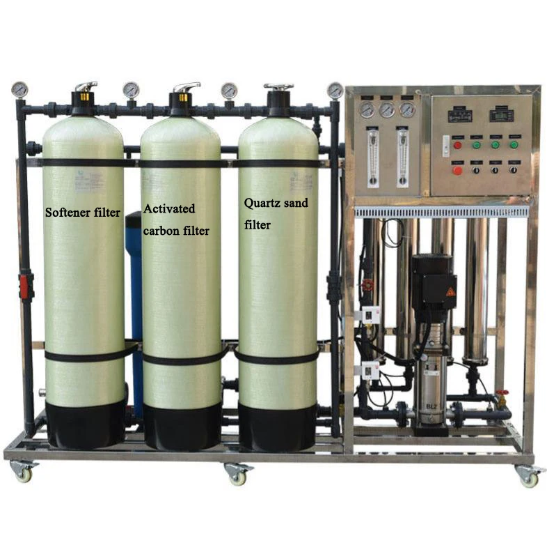 Pure Drinking Water Reverse Osmosis System Purifying Filters Purifier Machine RO Purification Water Treatment Plant