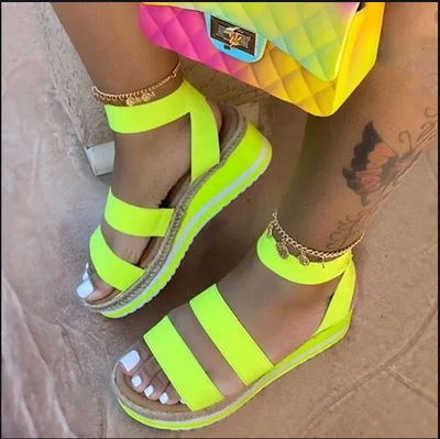 Gladiator Sandals Platform Women Wedges Shoes Female Summer Open Toe High Heel Thick-sole Casual Sandals