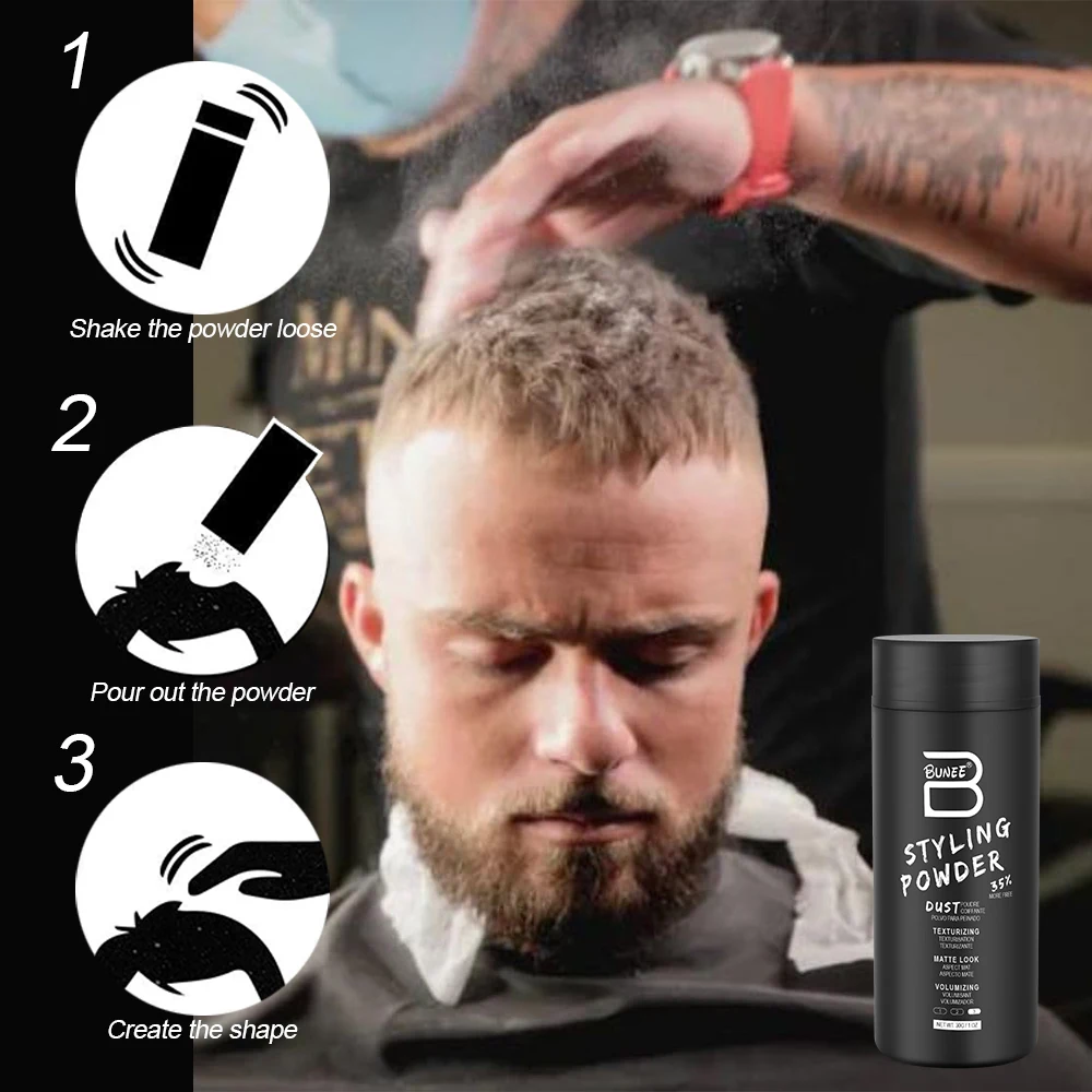 Spot Wholesale polvo texturizador Hair Texture Powder Volumizer Fine Hair Volumizing Products for Men