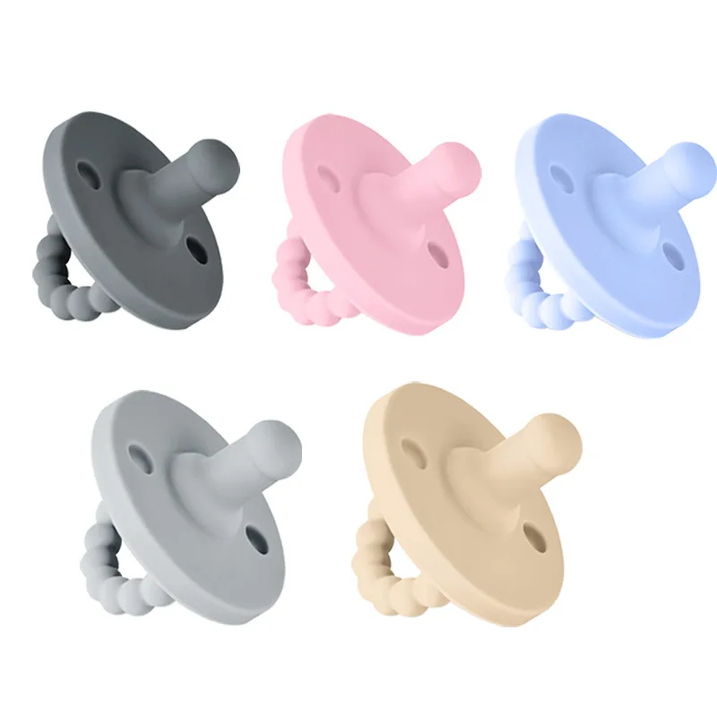 Wholesale Eco-friendly Pacifier Bpa Free Safety Non-toxic Soft Food Grade Silicone Baby Pacifier
