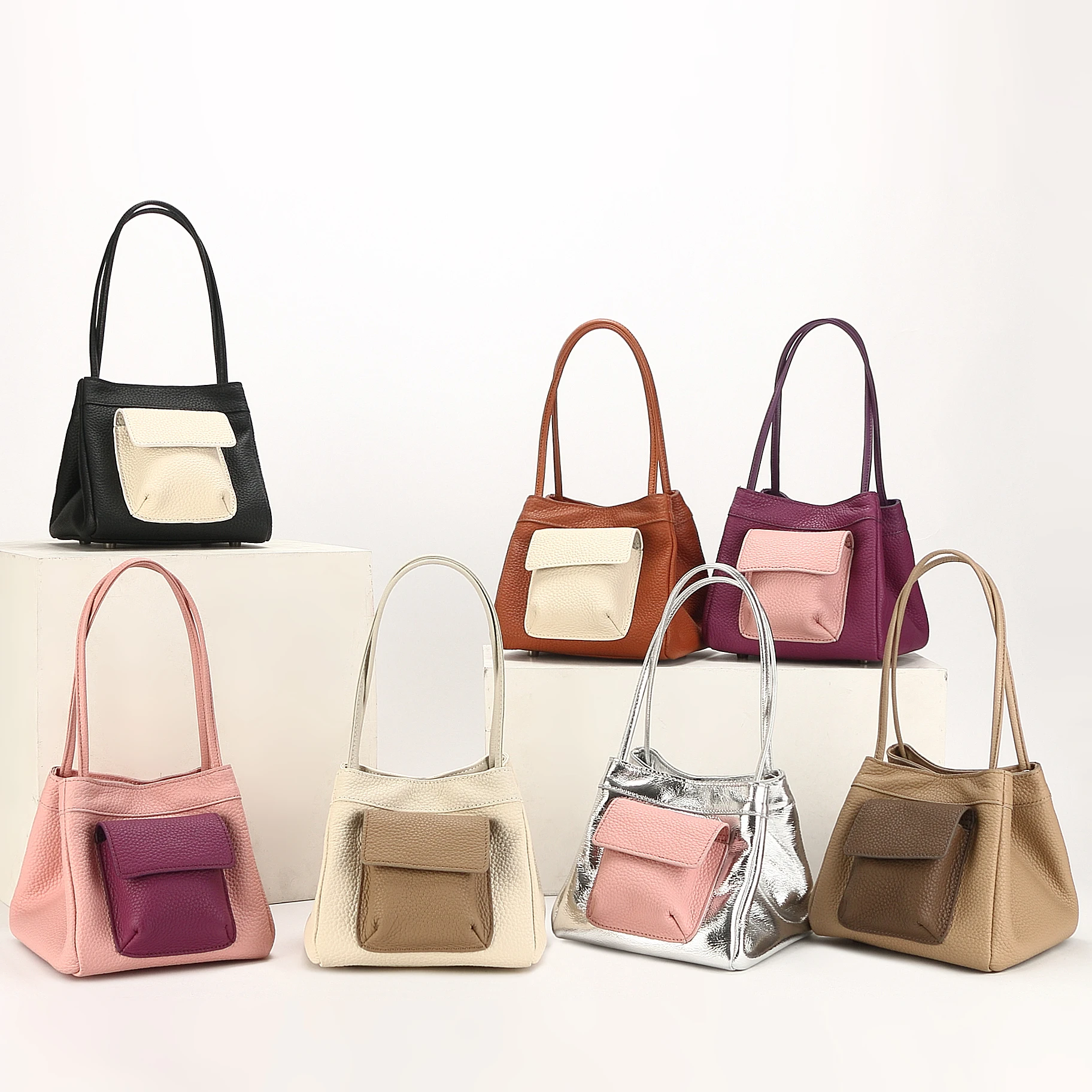 2023 женская сумка из натуральной кожи с длинным ремешком