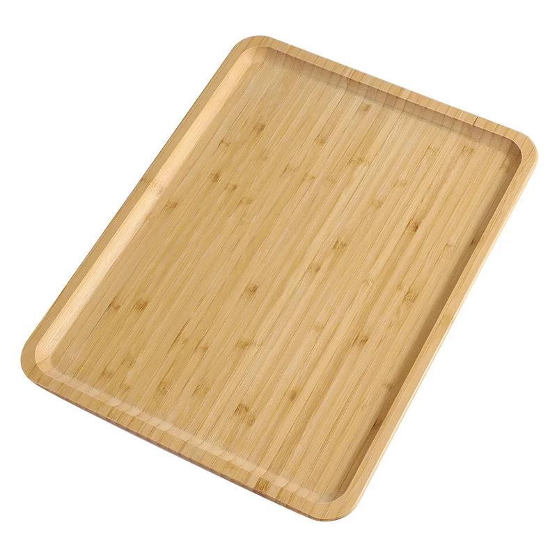 Classic Simple Tray for Food Kitchen Household Dinner Plate Long Storage Durable Dish & Plates
