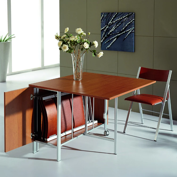 Многофункциональная Мебель для дома, настенная Складная консоль, стол для экономии места, обеденный стол со скрытым стулом