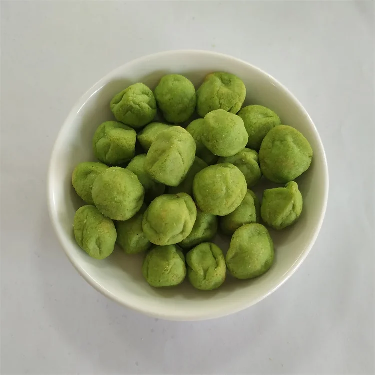
Chinese multi-flavor wasabi squashed coated crispy peanuts snacks food 