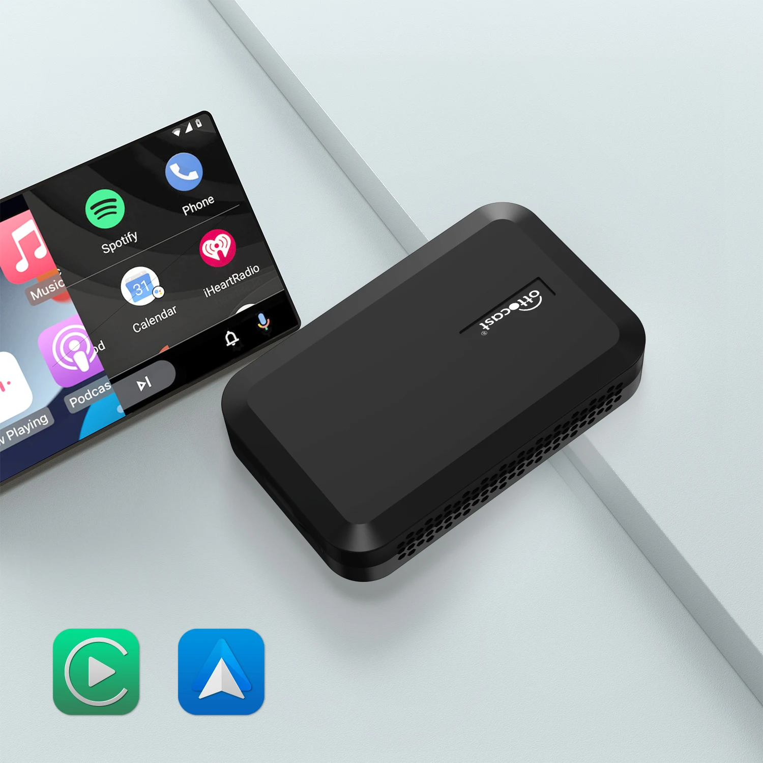 Ottocast Wireless Android AI Box carplay GPS navigation online video music gaming smart box for iphone samsung