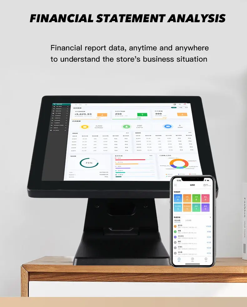 15.6inch Single Screen Cheap Pos System Touch Screen Cash Register I5 Retail Restaurant All In One Pos Terminal Billing Machine