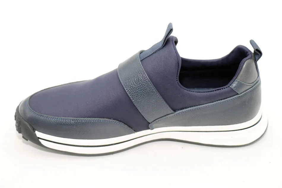 LANCI Shoe Manufacturer Mens Fashion Shoes Mens Genuine Leather Breathable Mesh Track Sneakers Running Trainers Shoes