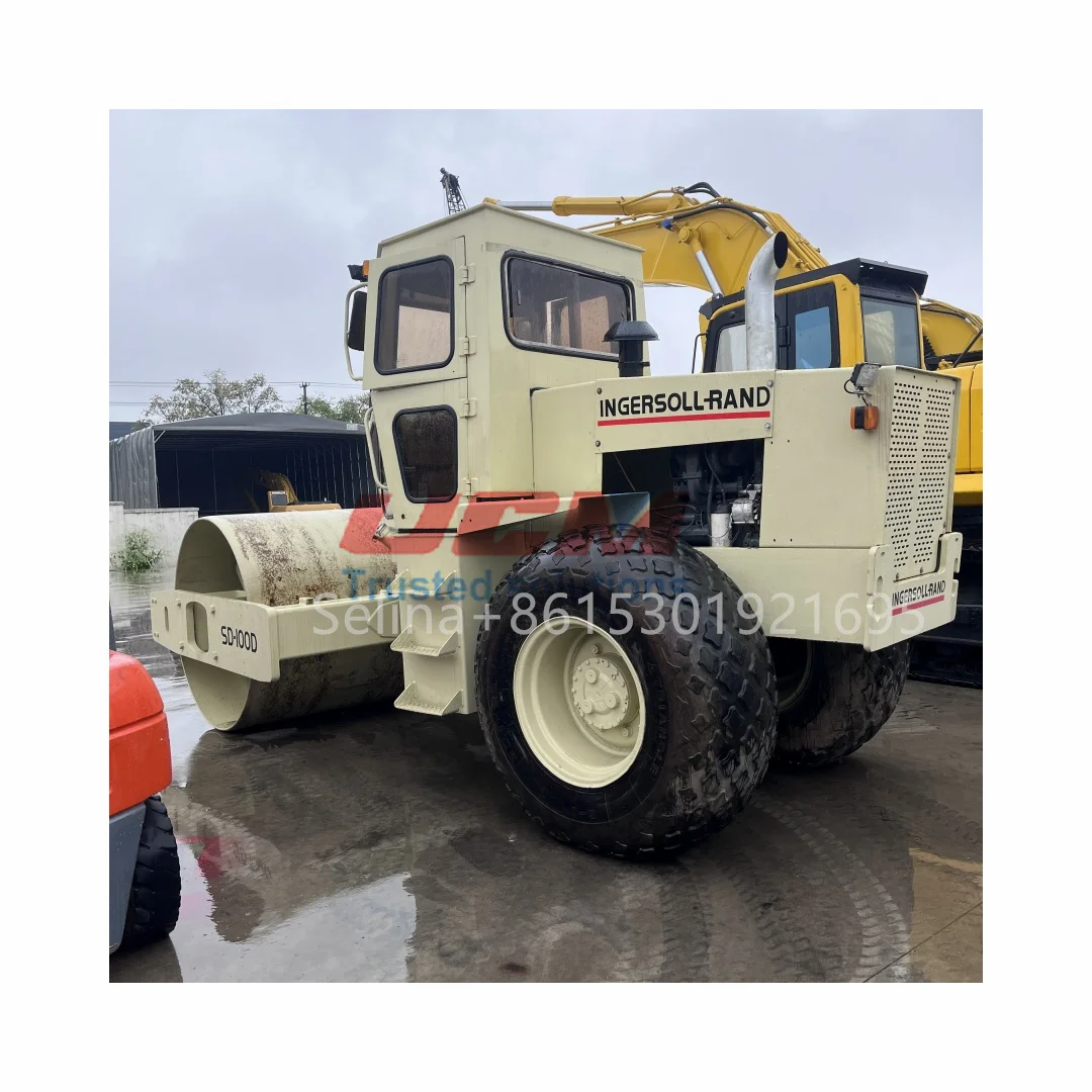 second hand road roller ingersoll rand sd100 models used 10tons weight of road roller