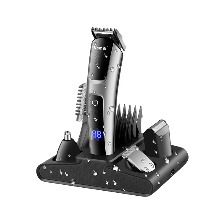 KEMEi KM-675 Carving Original Kemei Barber Machine Professional Hair Trimmer Electric Hair Clipper Lithium Ion Haircut Machine