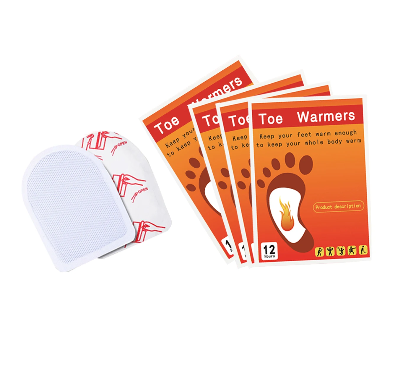 Hot sell shoe warm insole patch foot warmer heated disposable warming insoles for feet heater pad
