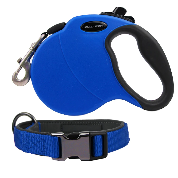 Wholesale Amazon Hot Sale High Quality Retractable Dog Collar Leash Set For Pets