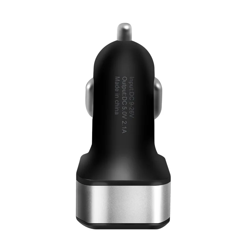 
New Display Car Charger Dual USB Digital Display Voltage Vehicle Charging One Tow Two Intelligent Vehicle Charger 