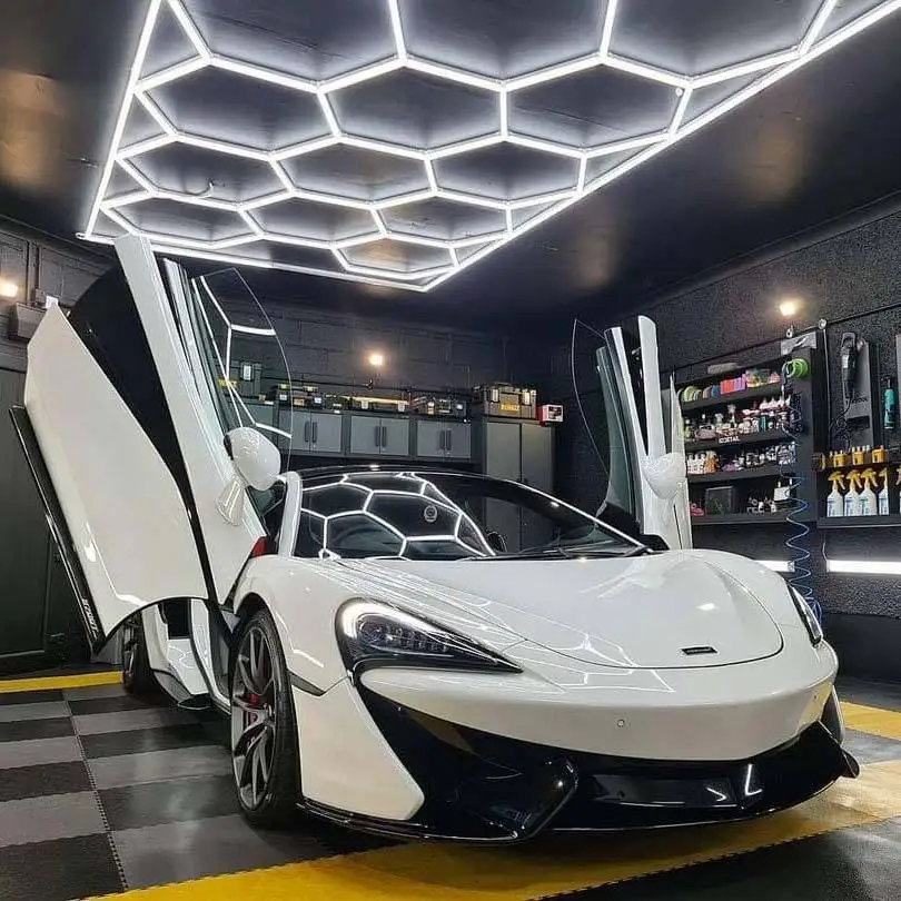 Оптовая продажа шестигранные Автомобильные светодиодные лампы для салона красоты домашние модульные потолочные