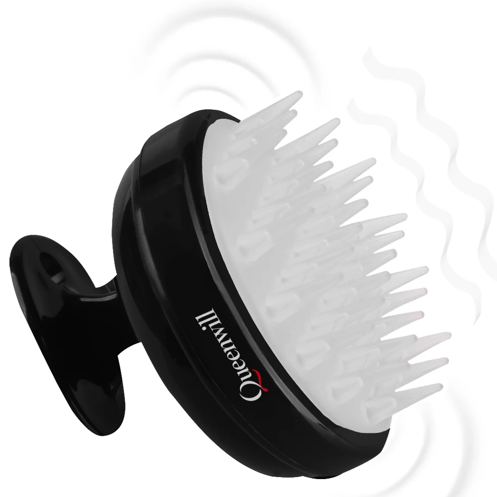 Mornwell Factory Supply High Quality Electric Hair Scalp Massager Brush Machine Brushes For Head Battery Operated Scalp Massager